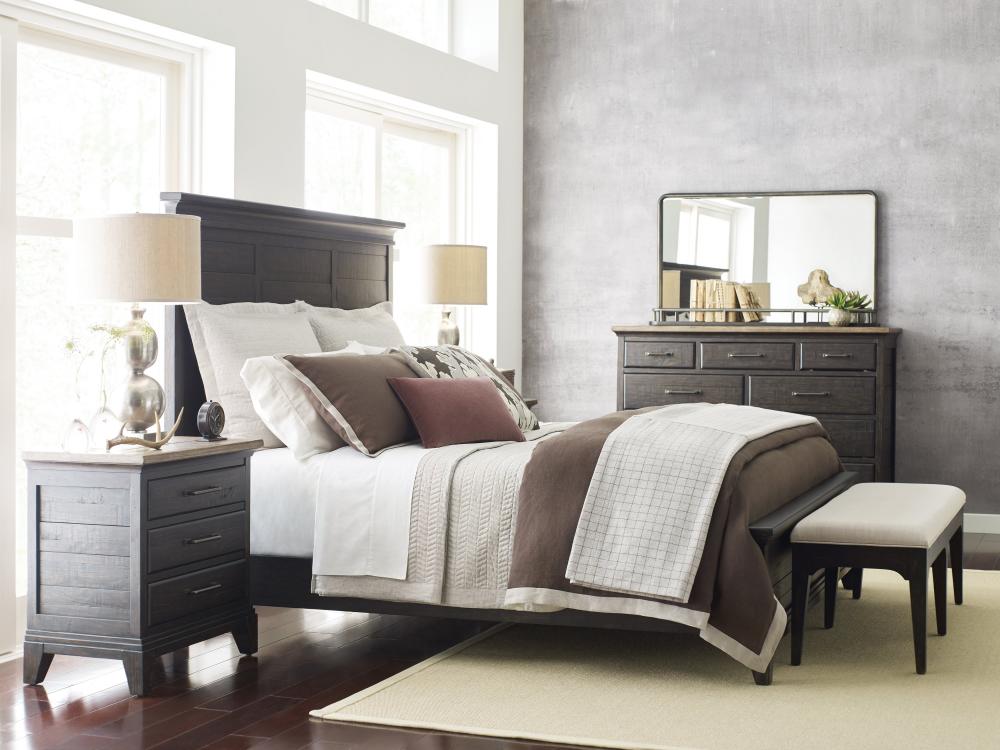 Plank Road Bedroom-Charcoal