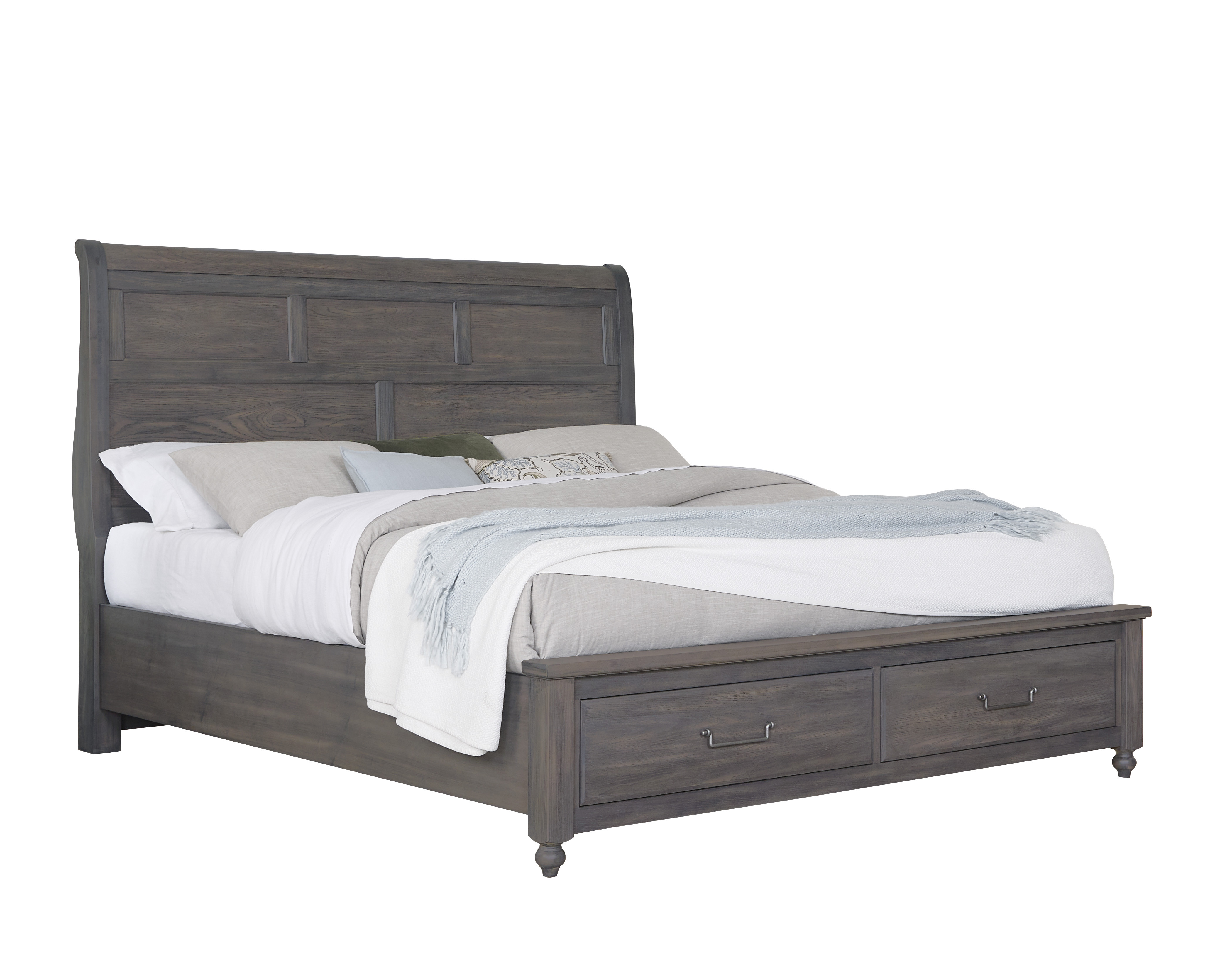 Queen Sleigh Storage Bed