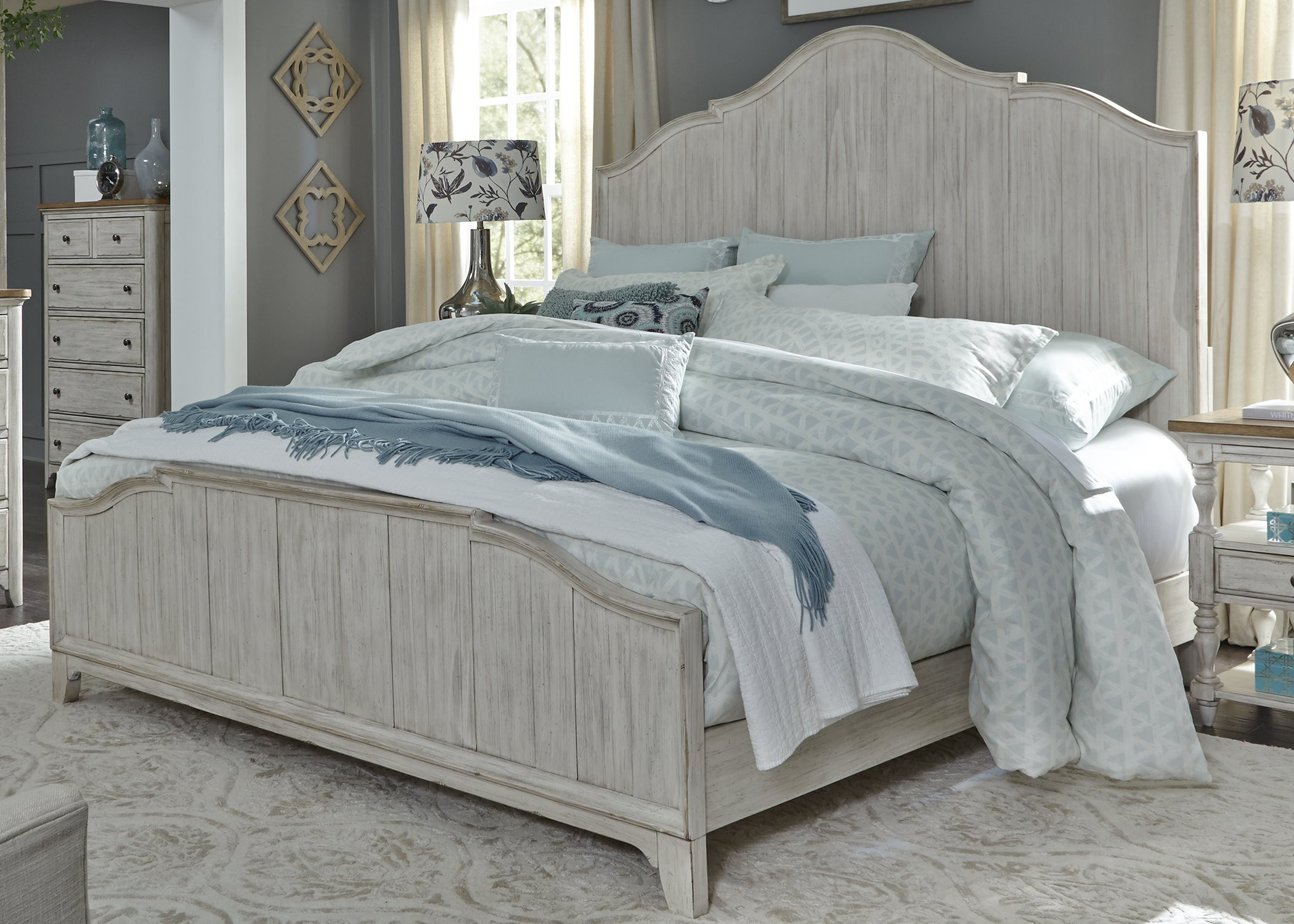 King Panel Bed