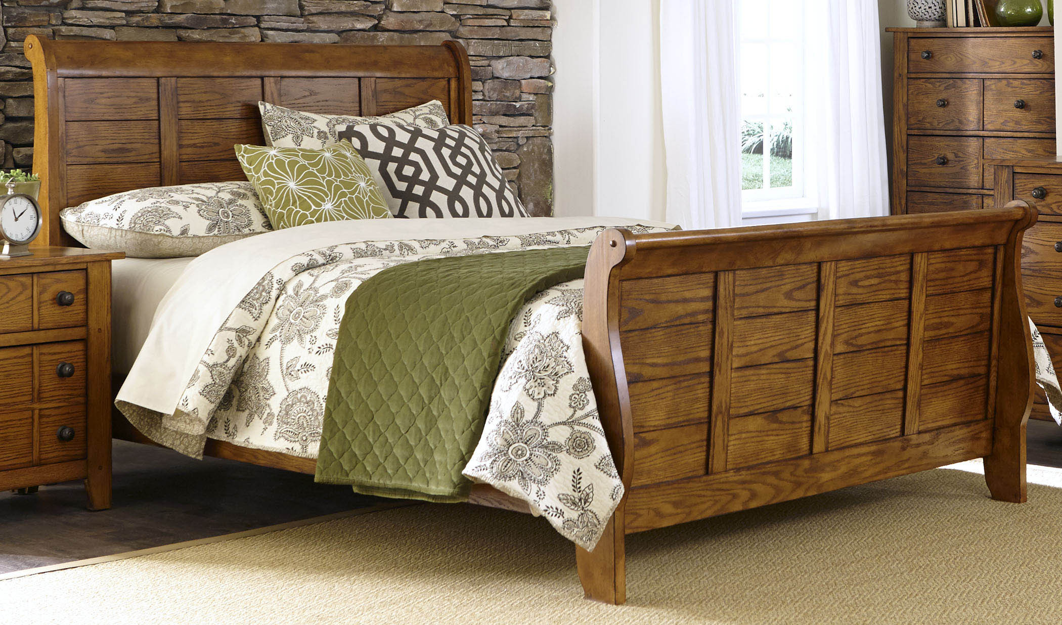 King Sleigh Bed