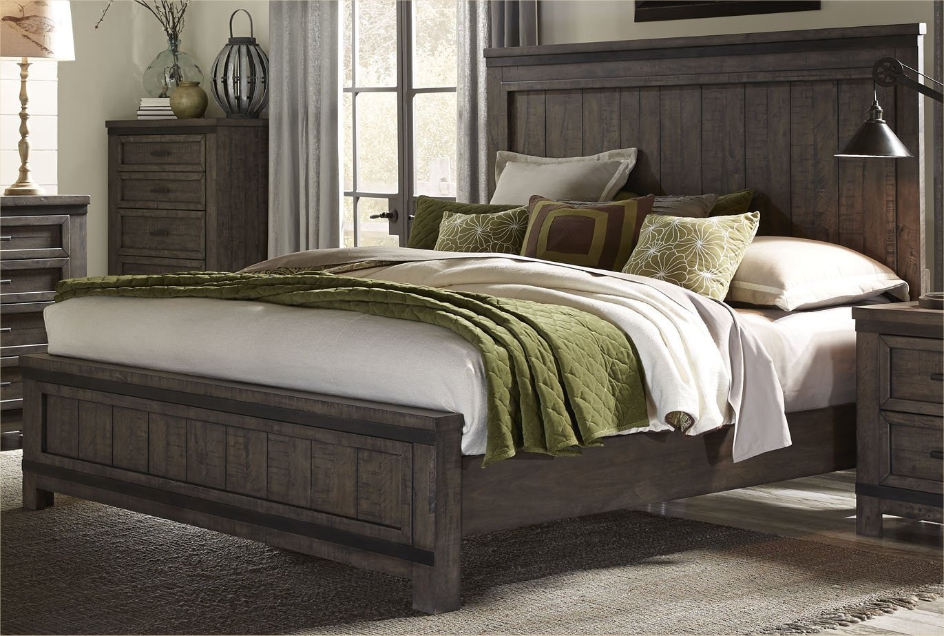 Queen Panel Bed