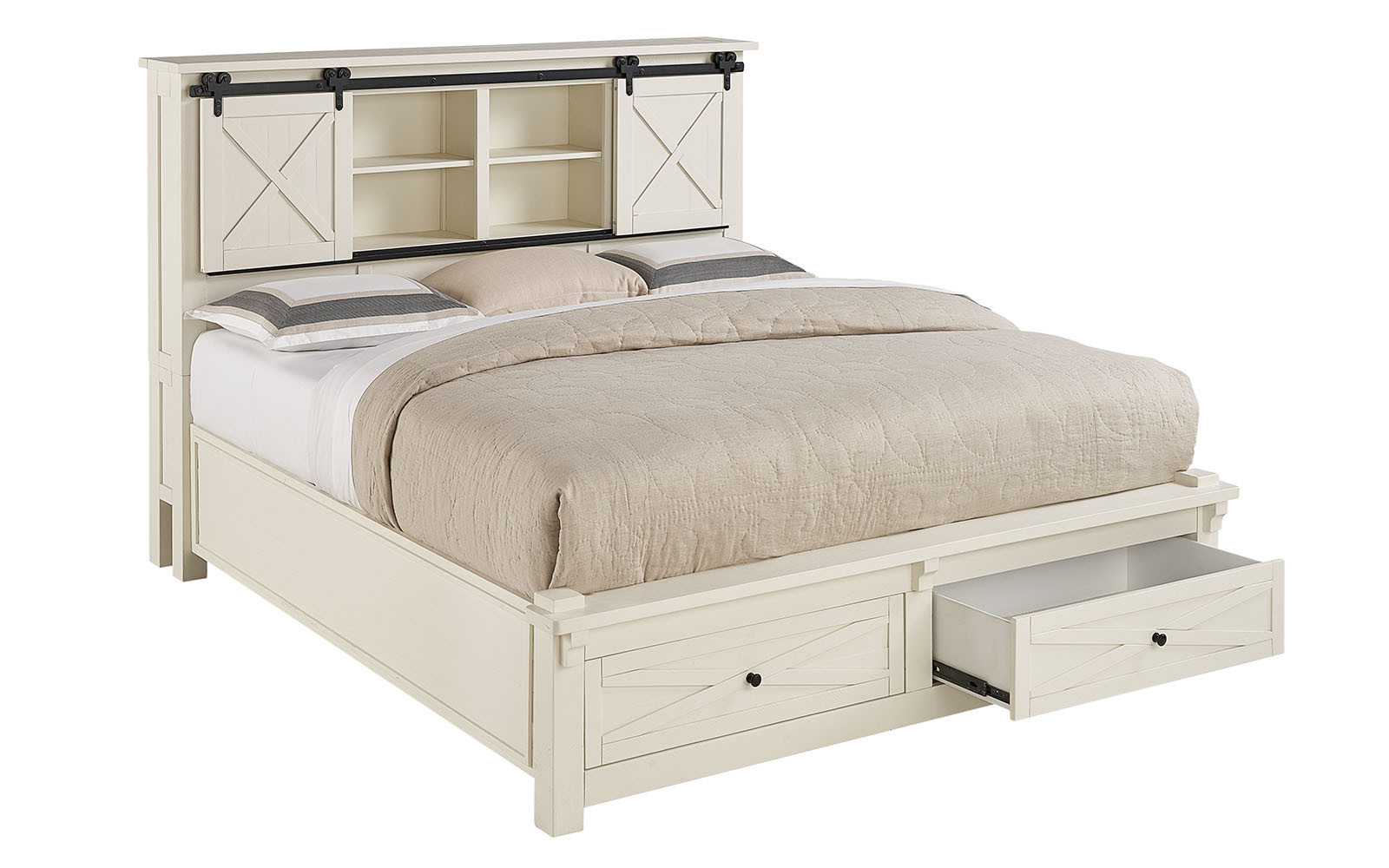 King Storage Bed