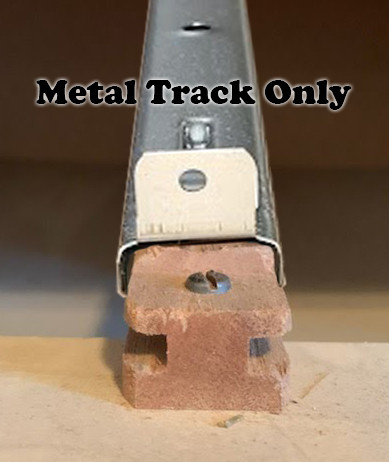 Alpha Metal Drawer Track for Wooden Guides