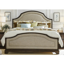 Upholstered Cal King Panel Bed