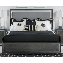 Cal King Upholstered Panel Bed