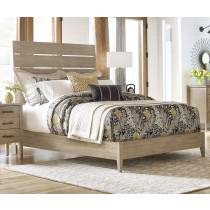 Incline Oak Queen Low Footboard Bed