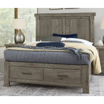 King American Dovetail Storage Bed