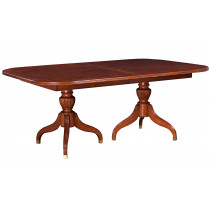 Pedestal Table Includes Two 18" Leaves