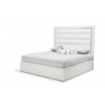 Queen Upholstered Panel Bed