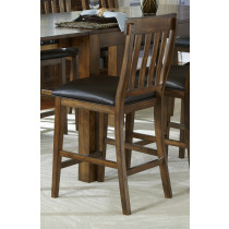 Slat Back Bar Stool