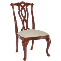 Pierced Back Side Chair