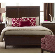 Queen Caris Sleigh Storage Bed