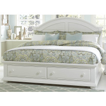 King Storage Bed