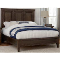 Cal King Mansion Bed with Low Profile Footboard