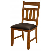 Ladderback Upholstered Side Chair