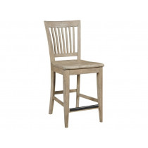 Counter Height Slat Back Chair