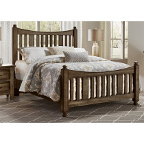 Queen Slat Poster Bed