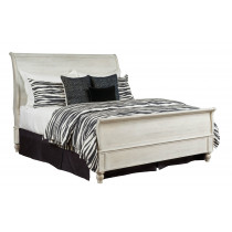 King Hanover Sleigh Bed