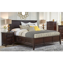 King Storage Bed