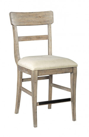 Counter Height Side Chair w/ Upholstered Seat