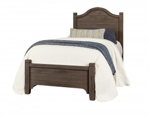 Twin Arch Bed W/ Low Profile Footboard