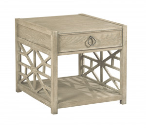 Biscane Drawer End Table