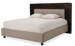 Queen Upholstered Tufted Bed