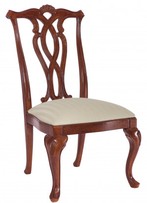 Pierced Back Side Chair