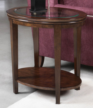 Oval End Table