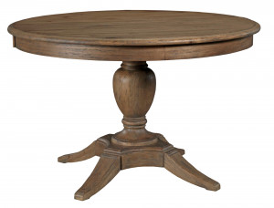 Milford Round Dining Table w/ One 18" Leaf