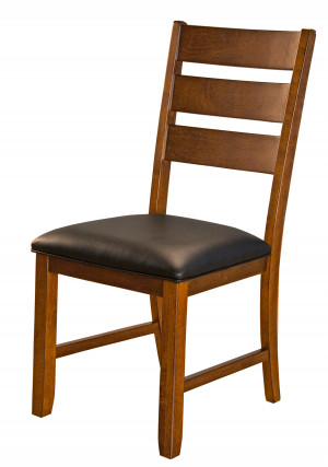 Ladderback Upholstered Side Chair