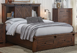 King Storage Bed