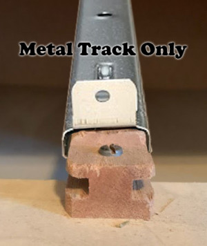 Alpha Metal Drawer Track for Wooden Guides