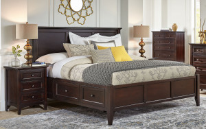 King Storage Bed