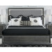 King Upholstered Panel Bed