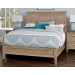 Queen Louvered Bed with Low Profile Footboard