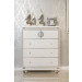 Upholstered 5 Drawer Chest