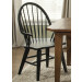 Windsor Back Arm Chair-Black