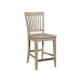 Counter Height Slat Back Chair