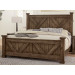 Cal King X Bed W/ Matching Footboard