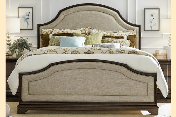 Legacy Stafford Upholstered Cal King Panel Bed