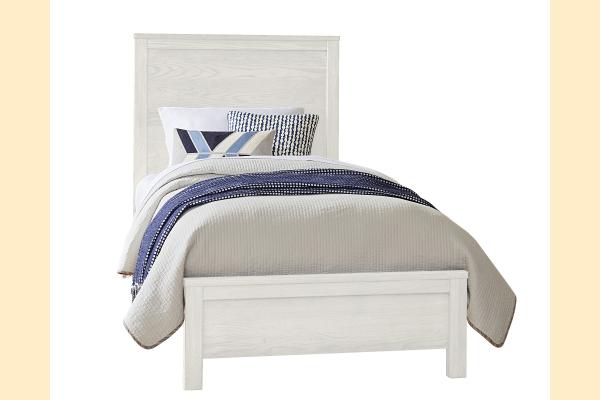 Vaughan Bassett Fundamentals- White Twin Bed