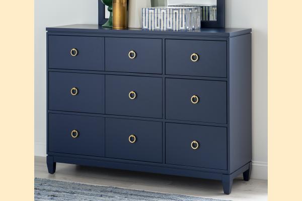 Legacy Summerland - Blue Finish Tall Dresser