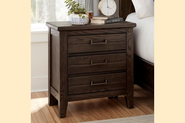 Vaughan Bassett Passageways - Charleston Brown Nightstand