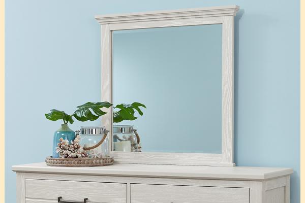 Vaughan Bassett Passageways - Oyster Grey Landscape Mirror