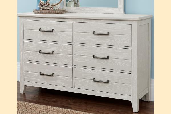 Vaughan Bassett Passageways - Oyster Grey Dresser