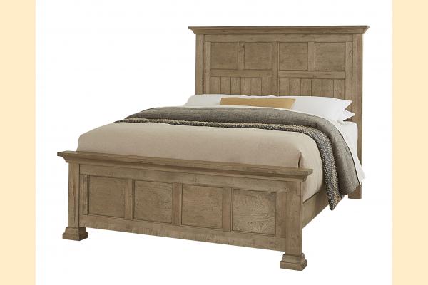 VB Artisan & Post  Carlisle- Warm Natural Queen Window Pane Bed