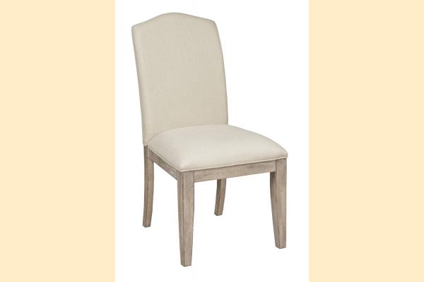 Kincaid The Nook-Heathered Oak Upholstered Parson's Side Chair