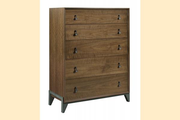 American Drew Modern Synergy Motif Walnut Drawer Chest