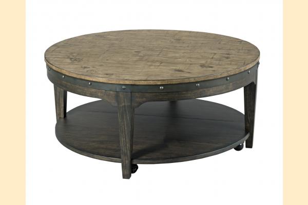 Kincaid Plank Road Artisans Round Cocktail Table